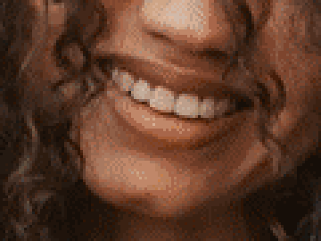 GIF frame at 128 colors, enlarged